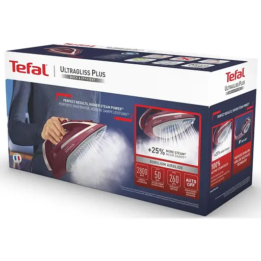 Утюг с паром Tefal Ultragliss Plus FV6820 (FV6820E0) - фото 5