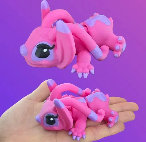 3D Іграшка Стіч (Ангел), 10 см, рухливий - фото 2