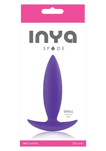 Анальна пробка Ns Novelties Inya Spades Small 10 см (фіолетовий) - фото 3