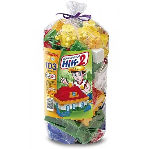 Конструктор НИК-2 Юніка 70897 пластик 103 детали - фото 1