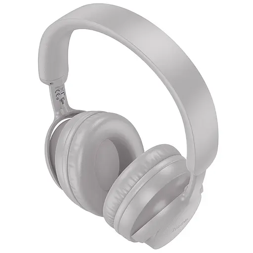 Накладні навушники Hoco W53 Tone, BT headphones, BT5.4, 400mAh, 46h, Type-C, AUX, grey - фото 2
