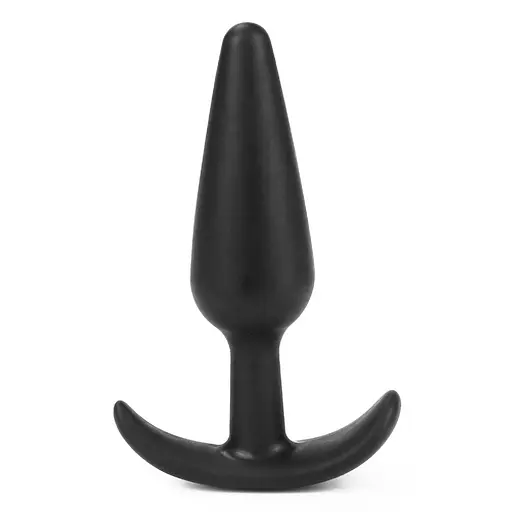 Анальна пробка LoveToy Lure Me Butt Plug Slim 10 см (чорний) - фото 2