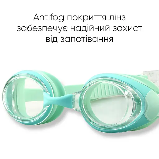 Підліткові (дорослі) Окуляри для плавання Renvo Maros JR Anti-fog Зелений OSFM (2SG220-14) - фото 7
