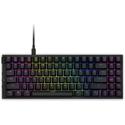Клавіатура NZXT Function MiniTKL RGB Gateron Linear Red Switches ENG USB Matte Black (KB-175US-BR) - фото 1