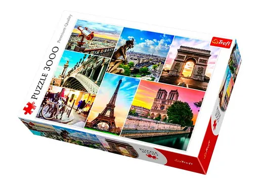 Пазл Trefl Магія Парижа, колаж, 3000 ел. (33065)