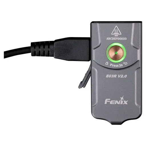 Ліхтар Fenix E03R V2.0 Grey (E03RV20GR) - фото 5
