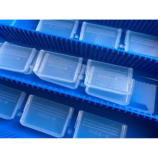 Коробка Jackall 2300D Double Open Tackle Box M blue - фото 2