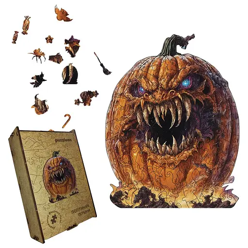 Пазл деревяний Поглинач Пітьми, А5, 35 елементів, Дерев’яна коробка