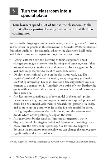Herbert Puchta’s 101 Tips for Teaching Teenagers - фото 8