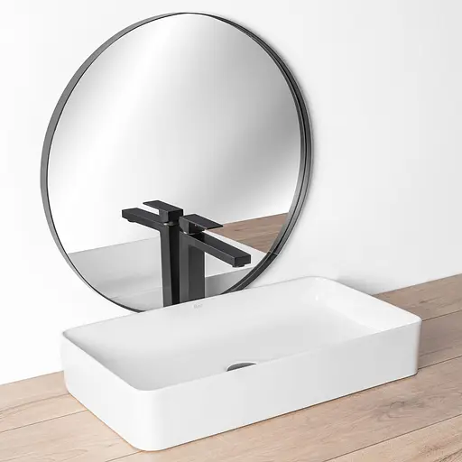 Смеситель для умывальника Rea Fenix black mat черный высокий REA-B7849 Черный матовый - фото 2