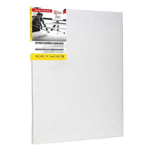 Полотно на подрамник Rosa крупное зерно лен акриловый грунт - фото 5