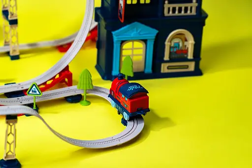 Ігровий набір Otamanko Хоробрий Паровозик трюкова залізна дорога 173 деталі - фото 3