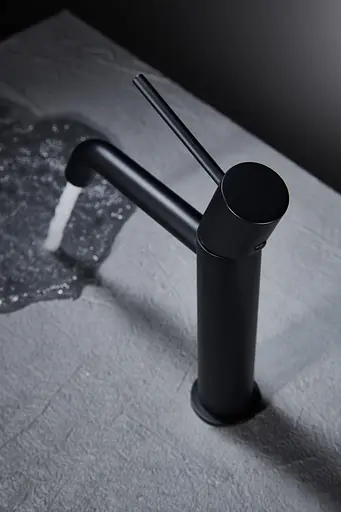 Смеситель для умывальника Imex Monza черный матовый BDM039-1NG Черный матовый - фото 2