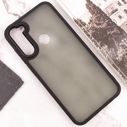 Чохол Epik TPU+PC Lyon Frosted для Xiaomi Redmi Note 8T Black - фото 4
