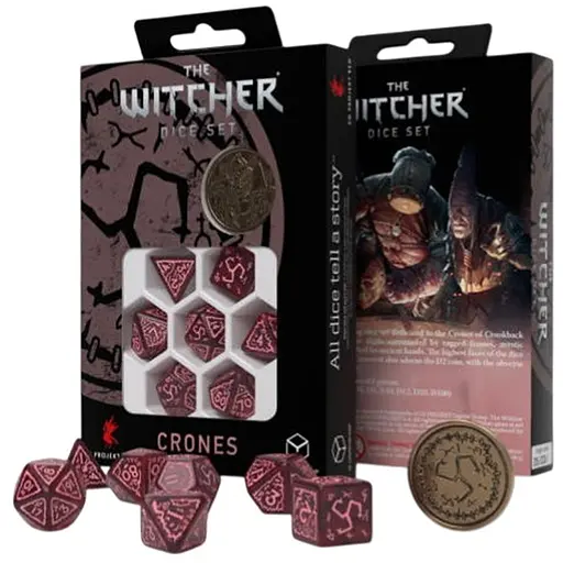 Набір кубиків The Witcher Dice Set. Crones - Whispess , 7 шт. (SWCR03) - фото 1
