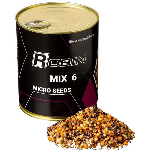 Зернова суміш Robin MIX-6 Зерен Micro Seeds 900 мл (ж/б)