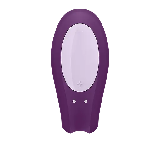 Вібратор для пари Satisfyer Double Joy Partner 9.1 см фіолетовий - фото 2