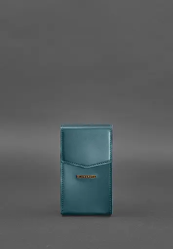 Набір жіночих зелених шкіряних сумок Mini поясна / кроссбоді - фото 7