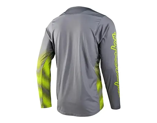 Велоджерси Troy Lee Designs Skyline LS Chill Jersey Waves Grey/Yellow L (1106-353607004) - фото 2