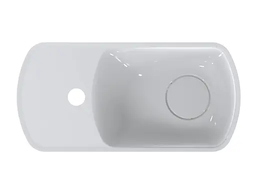 Умивальник Miraggio Helix R глянсовий 0001549, Білий - фото 4