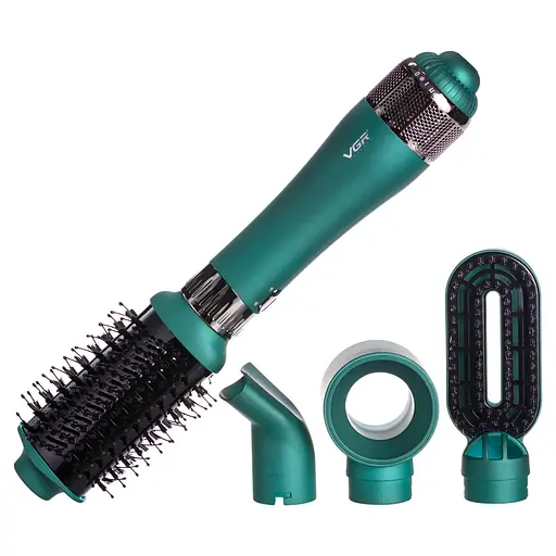 Подарунковий бокс: фен-щітка VGR V-493 + епілятор VGR V-733 + набір прозорих дорожніх косметичок CP2026-14 - фото 2