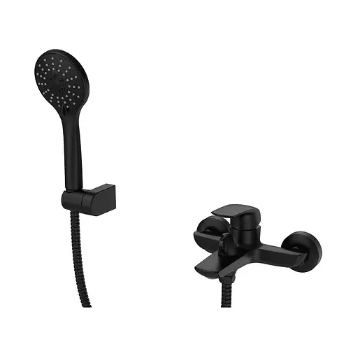 Смеситель для ванны с коротким изливом Koer KB-40008-05 KR3473 Черный матовый - фото 1