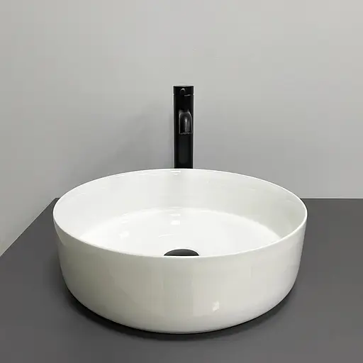 Умивальник VBI Prato L white накладний VBI-011411, Білий - фото 3