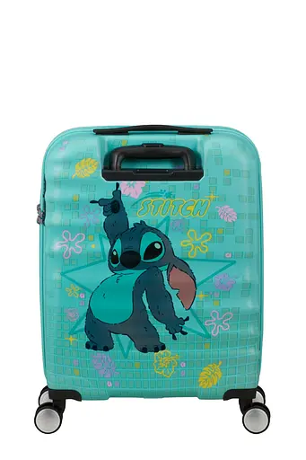 Чемодан American Tourister WAVEBREAKER DISNEY 55 см STITCH FLOWER 55x40x20 31C*57017 - фото 3