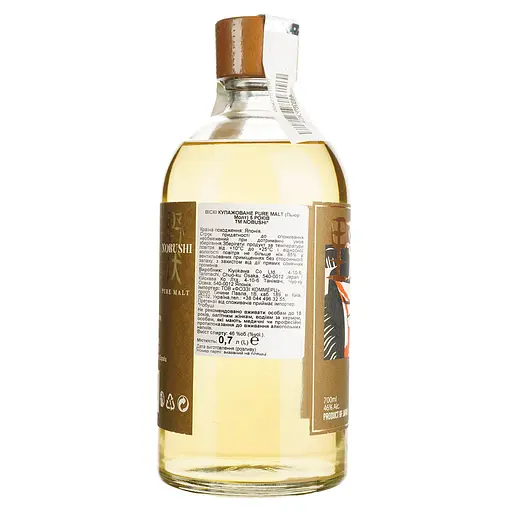 Віскі Nobushi Pure Malt 5 Year Old 46.6% 0.7 л - фото 3
