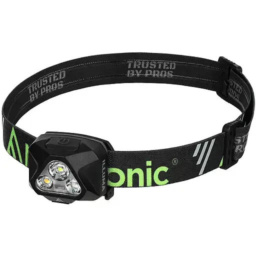 Фонарь налобный Mactronic Illuma (430 Lm) Cool White/Neutral White/Red LED USB Recharge Type-C (DAS303010) - фото 1