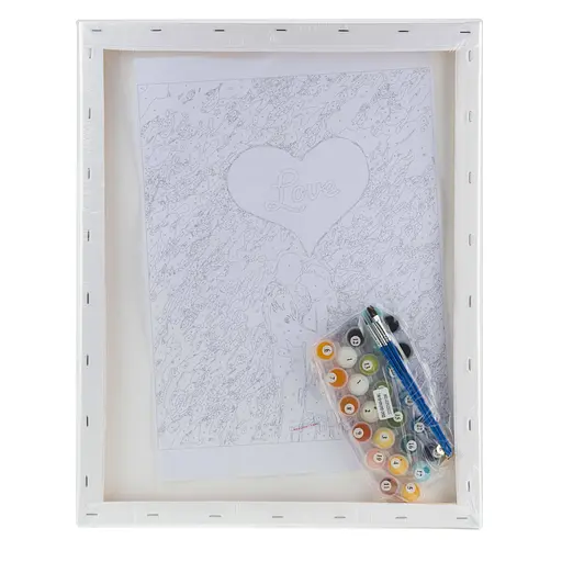 Набір для розпису по номерах "Космічне кохання" 40*50 см, IDEA2-GX47449, ТМ "99IDEAS" - фото 6