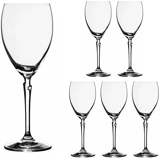 Набір келихів для вина Lora Місяць 350 мл 6 шт. NGC135SETWINE