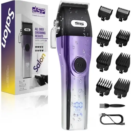 Машинка для стрижки для мужчин DSP D90493-SP универсальная машинка по уходу за волосами на аккумуляторе 5 Вт Фиолетовый - фото 1