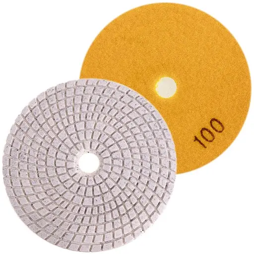 Круг алмазний Alloid Building Tools шліфувальний на липучці 125 мм зерно 100 (DD-125100) - фото 4