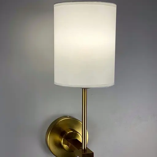 Класичне настінне бра з тканинним абажуром Line F W 1827/1 - фото 8