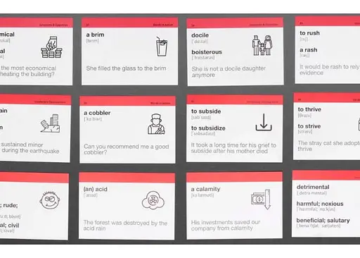 Настільна гра English Student Картки для вивчення англійської мови English Student IELTS рівень 5.0-7.0 (укр.) (591225986) - фото 3