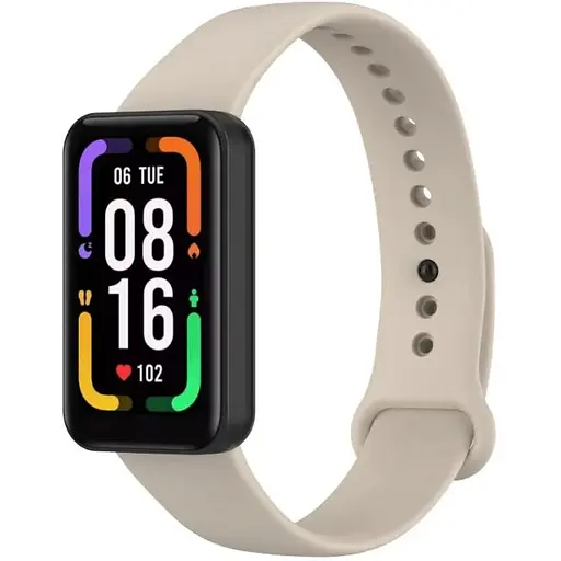 Ремінець DK Silicone Sport Band для Xiaomi Redmi Smart Band Pro (ivory) - фото 2
