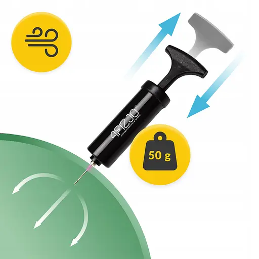 Мяч для пилатеса, йоги, реабилитации 4FIZJO 22 см Green (P-5905973404853) - фото 6