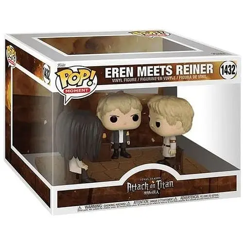 Фігурка Funko Pop Ерен та Райнер Eren Reiner Атака титанів Attack on Titan 10 см AT EMR 1432 - фото 1