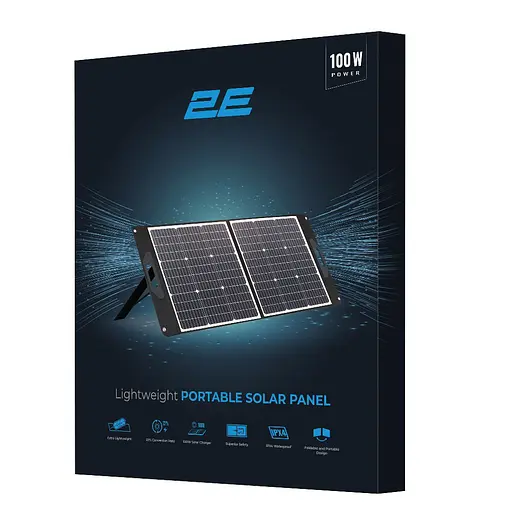 Легкая портативная солнечная панель 2E 100W (2E-PSPLW100) - фото 2
