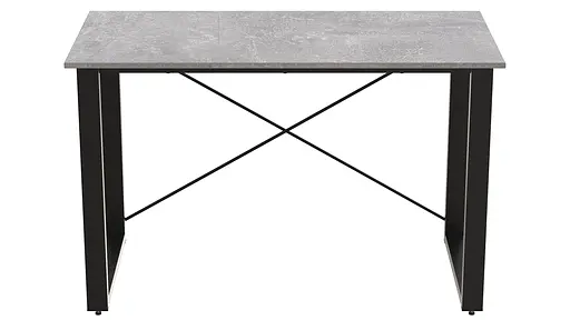 Письменный стол Ferrum-decor Драйв 750x1200x700 Черный металл ДСП Бетон 16 мм (FRD-103177) - фото 3