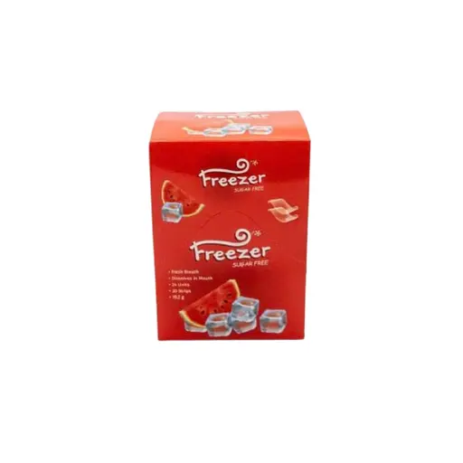 Смужки Freezer соковитий кавун, для свіжого подиху, у наборі 24 коробочки по 20 смужок-аркушів у кожній