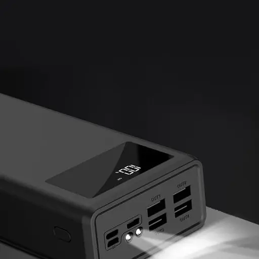 Зовнішній акумулятор (Power Bank) XO PR123 30000 mAh Black - фото 3