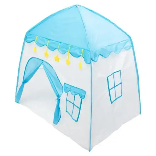 Палатка-домик детский игровой LUGI HP-S-1NDBL 125х100х120 см голубой - фото 7