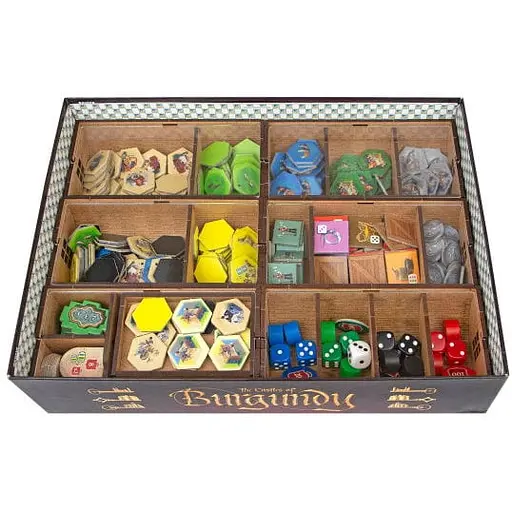 Органайзер Tower Rex Замки Бургундії Ювілейне видання + доповнення The Castles of Burgundy 20th Anniversary Edition + Expansions (5664)