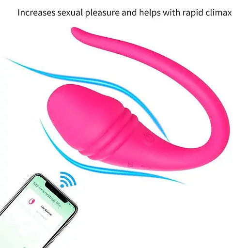 Смарт-віброяйце Love Spouse для точки G з USB зарядкою для жінок рожеве - фото 2