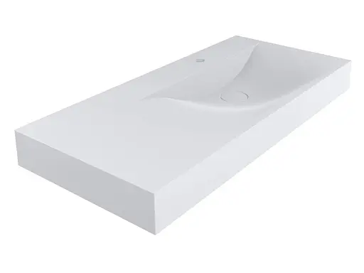 Умивальник Miraggio Viola 1000 mirasoft 0001124, Білий матовий - фото 2