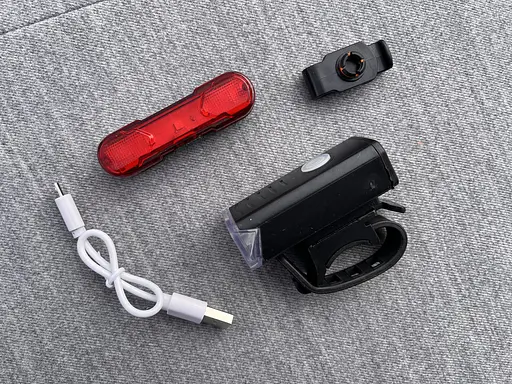 Вело фара с задним фонарем мигалкой RB-B14 велосипедный аккумуляторный фонарь на велосипед с креплением RB-B14 - фото 9