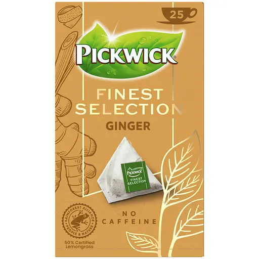Чай трав'яний Pickwick Finest Selection Ginger 25 пакетиків по 2 г