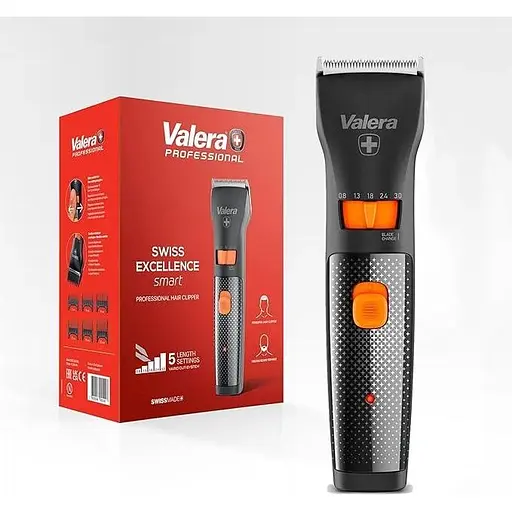 Машинка для стрижки Valera Swiss Excellence Smart USB чорна (53000137) - фото 5